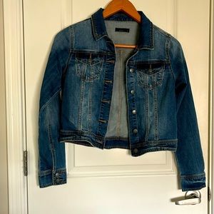 PraAna Jean Jacket Med Wash Sz Small